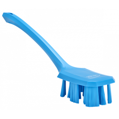 Щетка UST Hand Brush с длинной ручкой, 395 мм, жесткая, синяя
